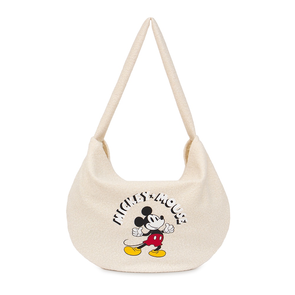 [S] LEJUNEV MICKEY TEDDY BAG WHITE  (SIN323)