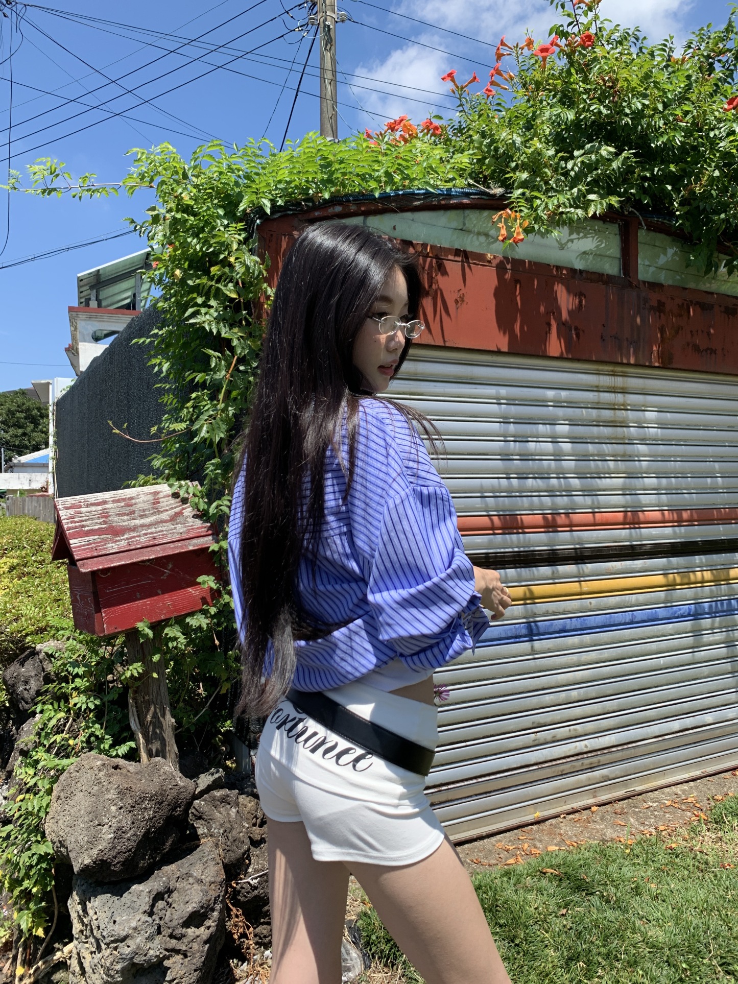New Look, simple Korean style long-sleeved collared shirt