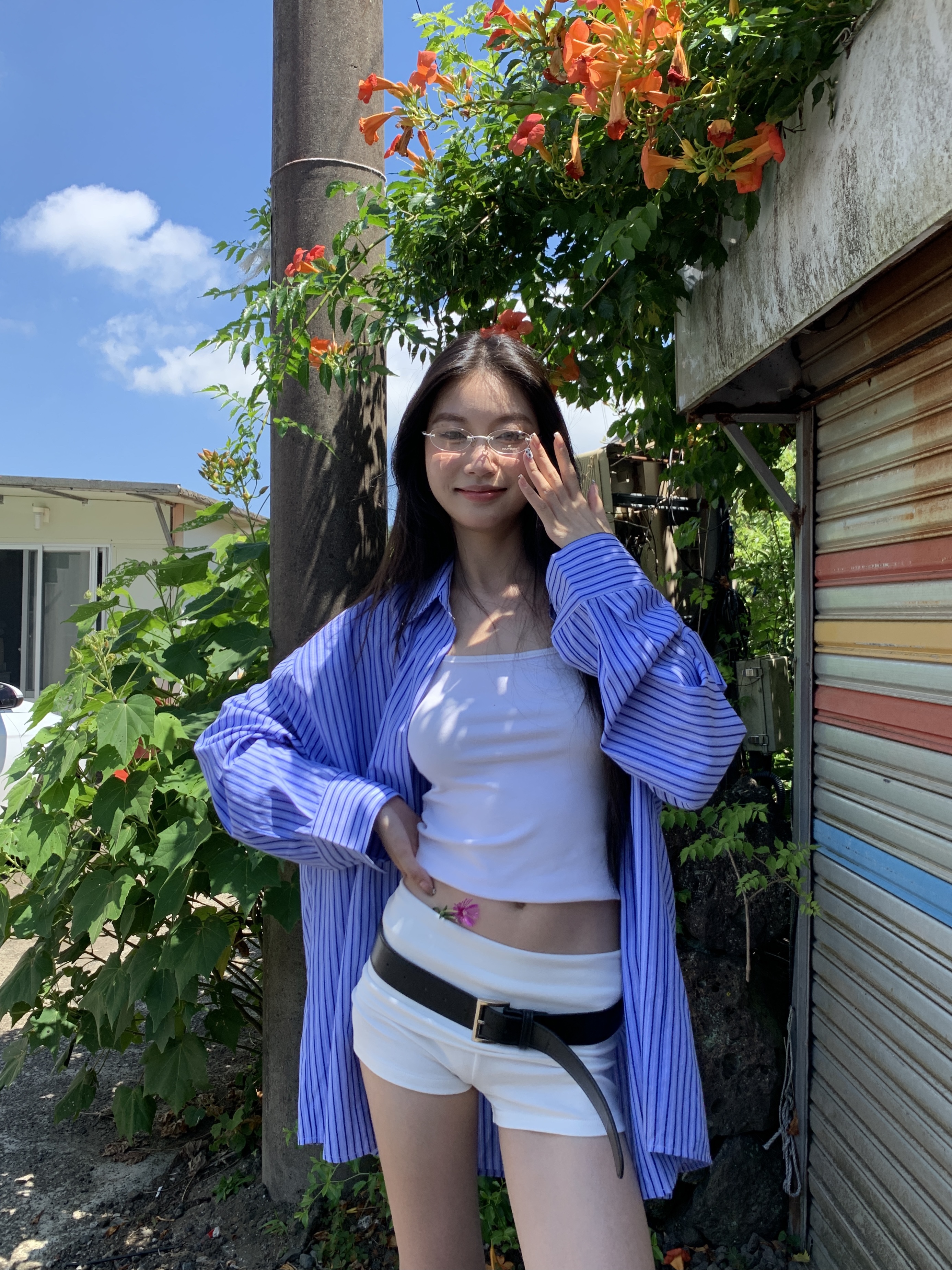 New Look, simple Korean style long-sleeved collared shirt