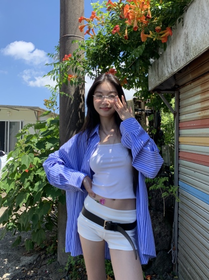 New Look, simple Korean style long-sleeved collared shirt