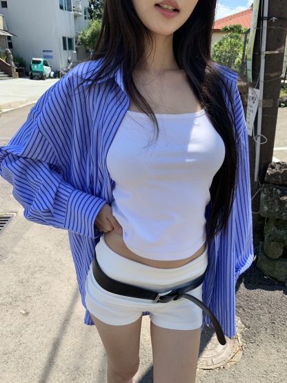 New Look, simple Korean style long-sleeved collared shirt