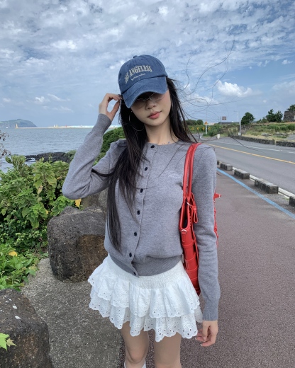 Autumn Cardigan Long Sleeve Knitted