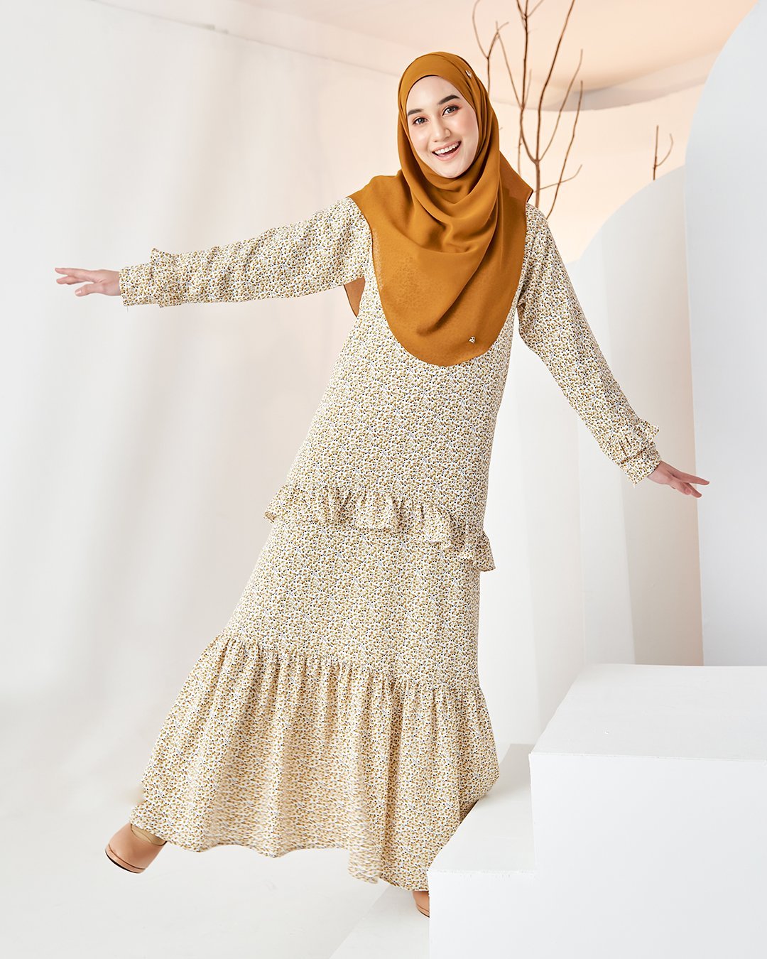 Dress Ceisya - Pearl Ivory