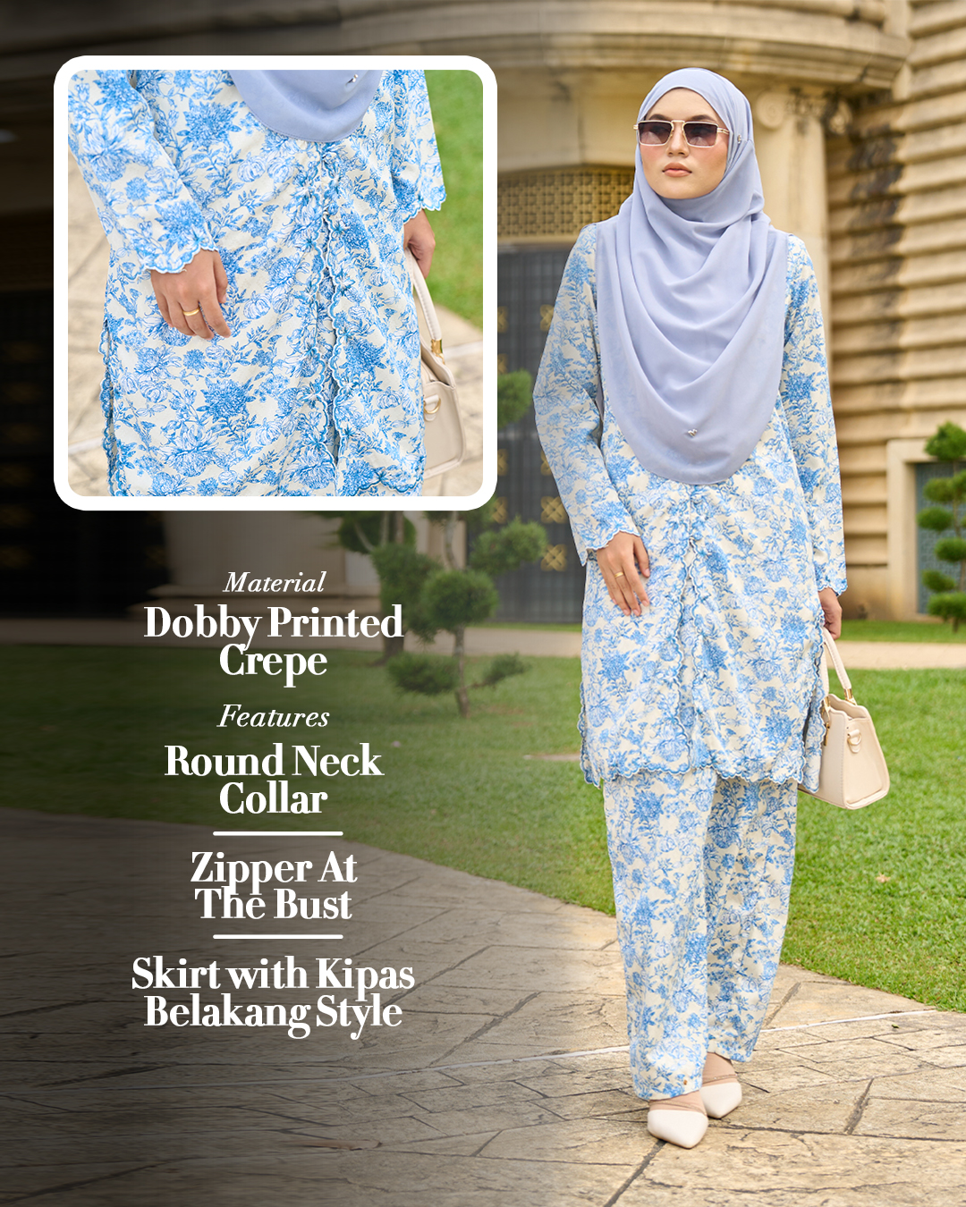 Baju Kurung Sulam Mizzah