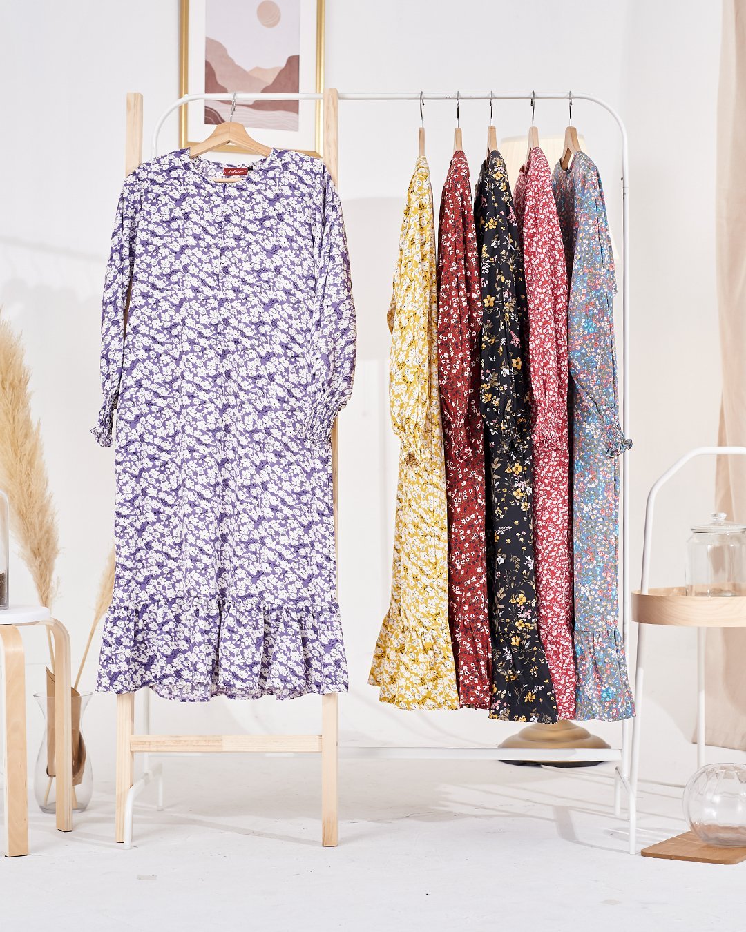 Medi Dress Lashira Laluna X MCC - Lavender Purple