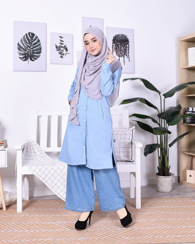 Tunic Denim Daniela - Bleach Blue