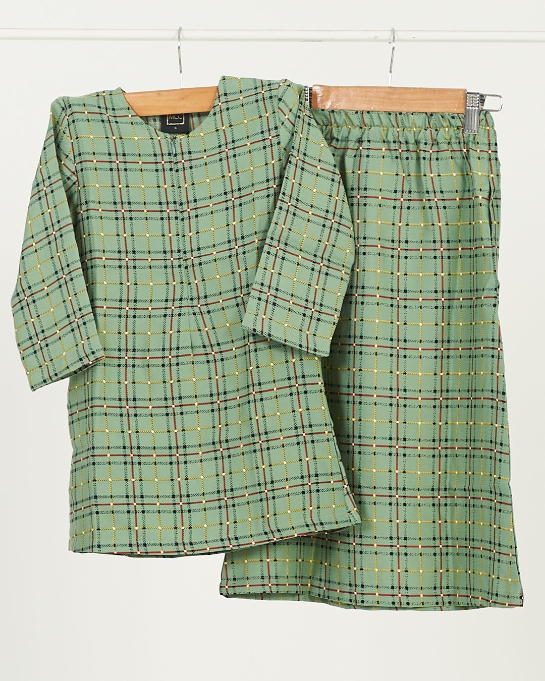 Baju Kurung Pahang Nursela Kids - Fern Green