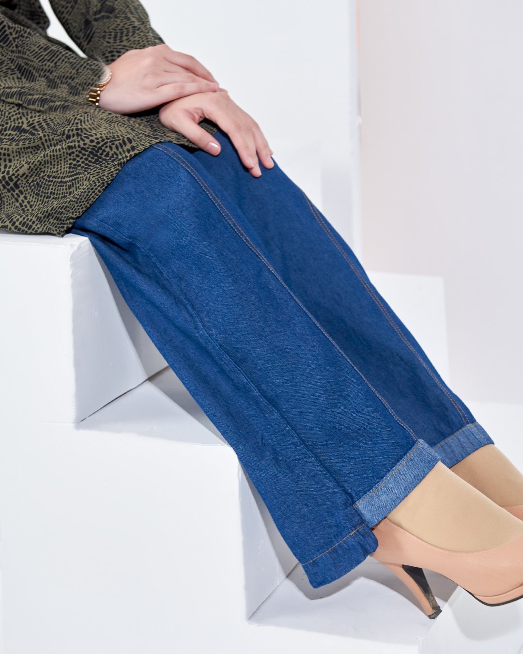 Pants Denim Chloe - Flame Blue