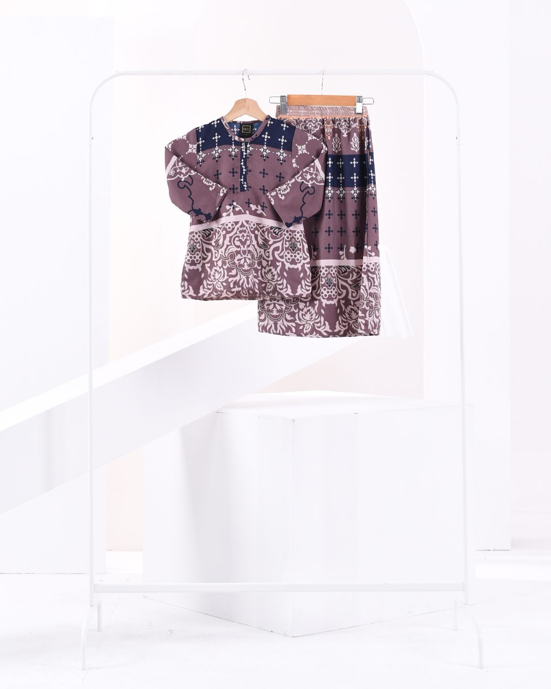Baju Kurung Rayla Kids - Wood Brown