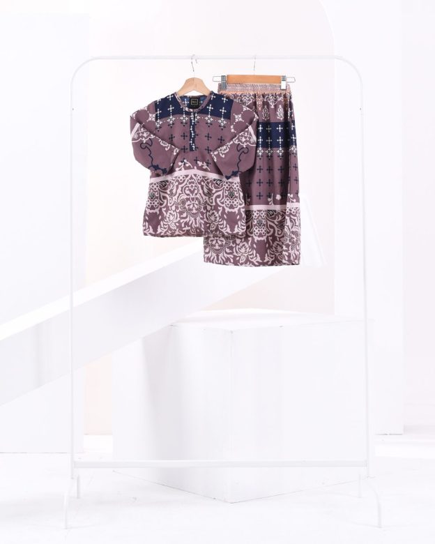 Baju Kurung Rayla Kids - Wood Brown