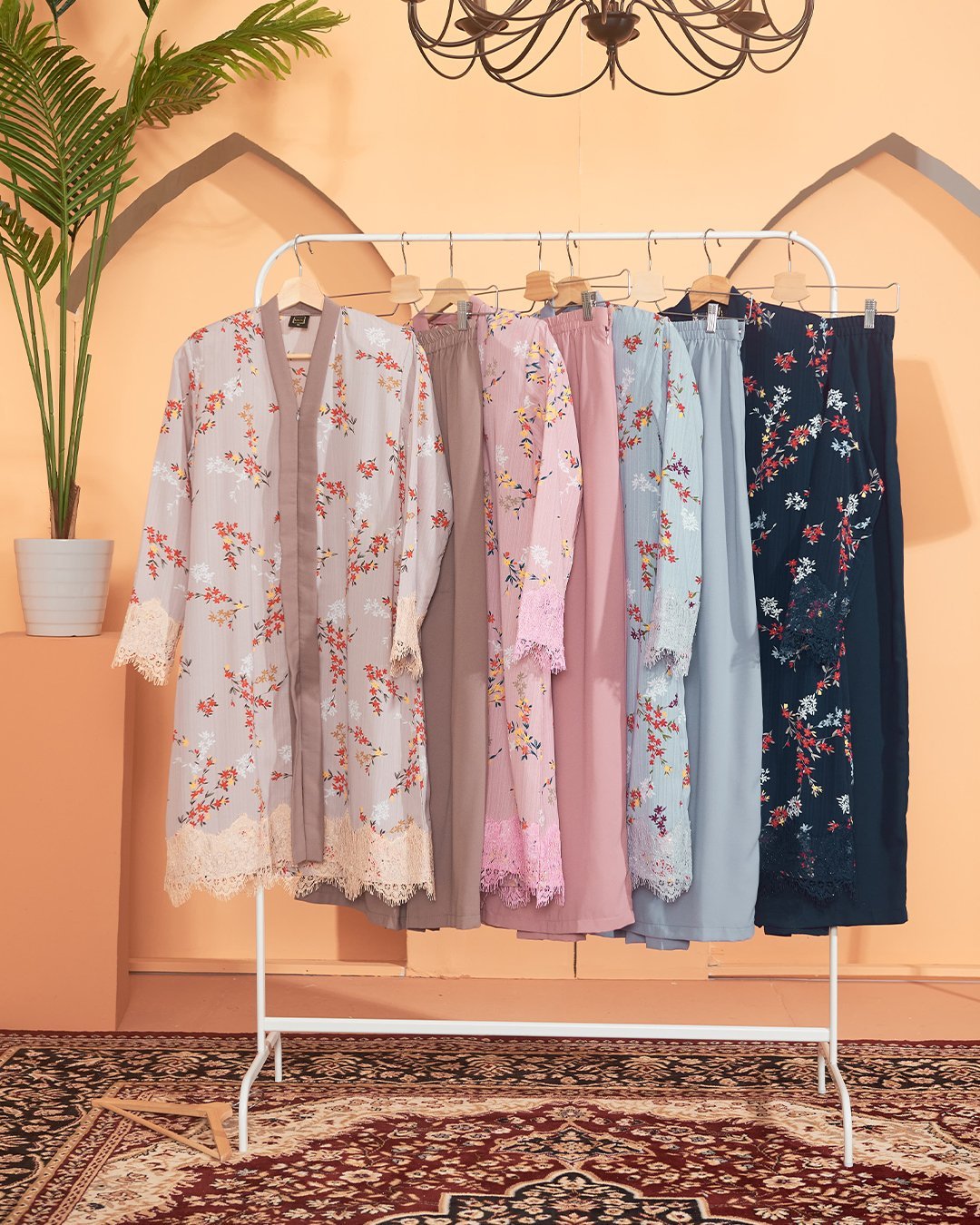 Baju Kebarung Badrina - Oyster Nude