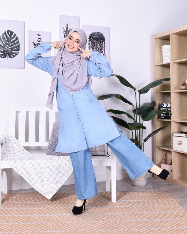 Tunic Denim Daniela - Bleach Blue