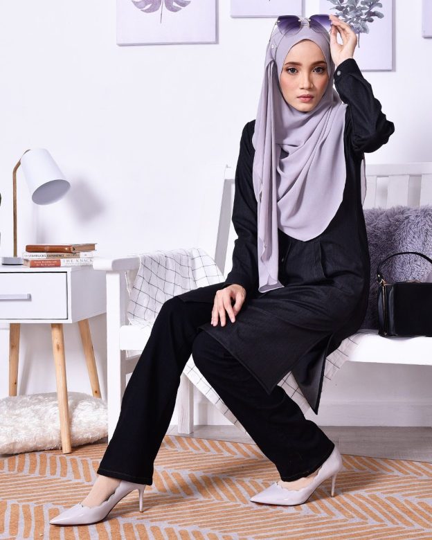 Tunic Denim Daniela - Bold Black