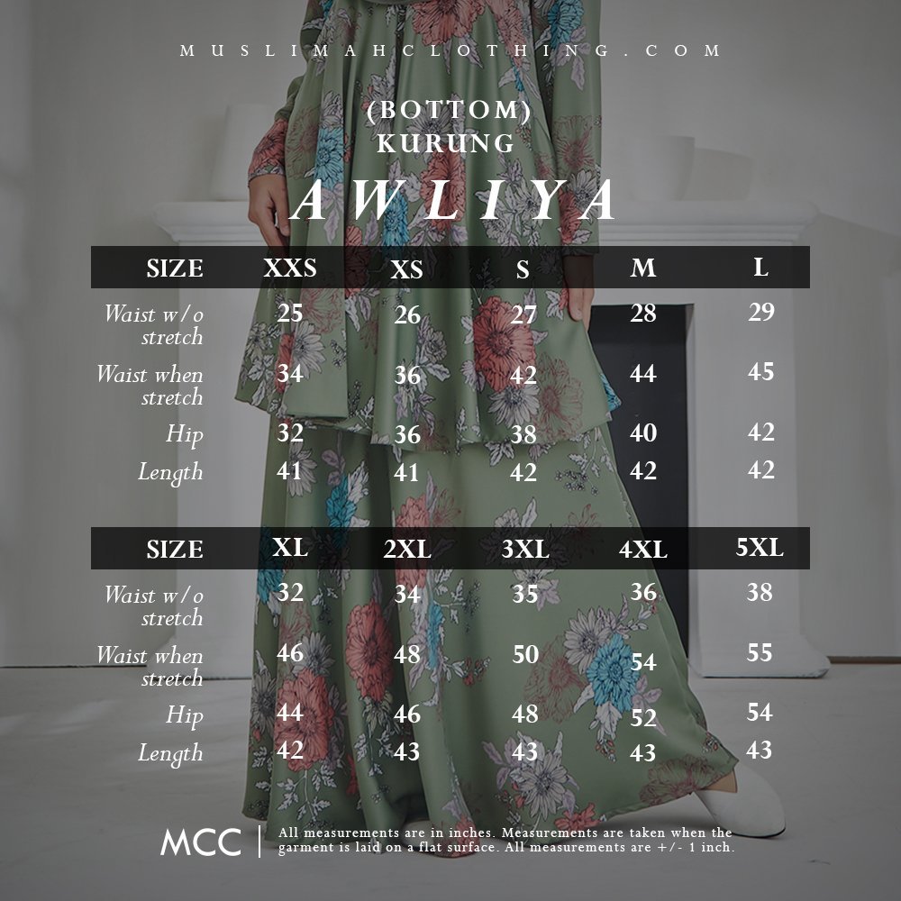 Baju Kurung Awliya - Pale Blue