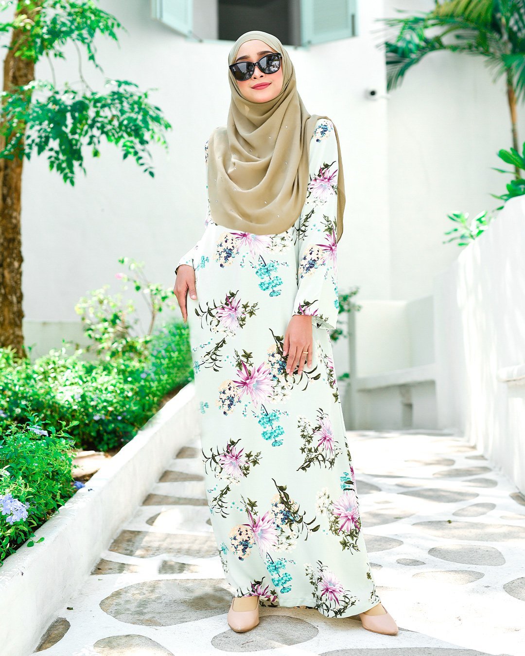 Abaya Abeer - Madeira Green
