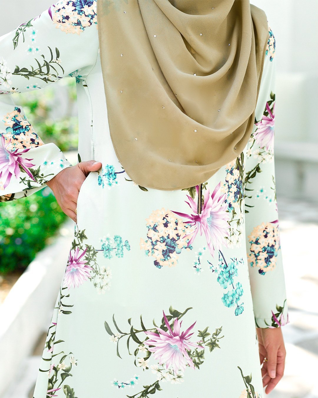 Abaya Abeer - Madeira Green