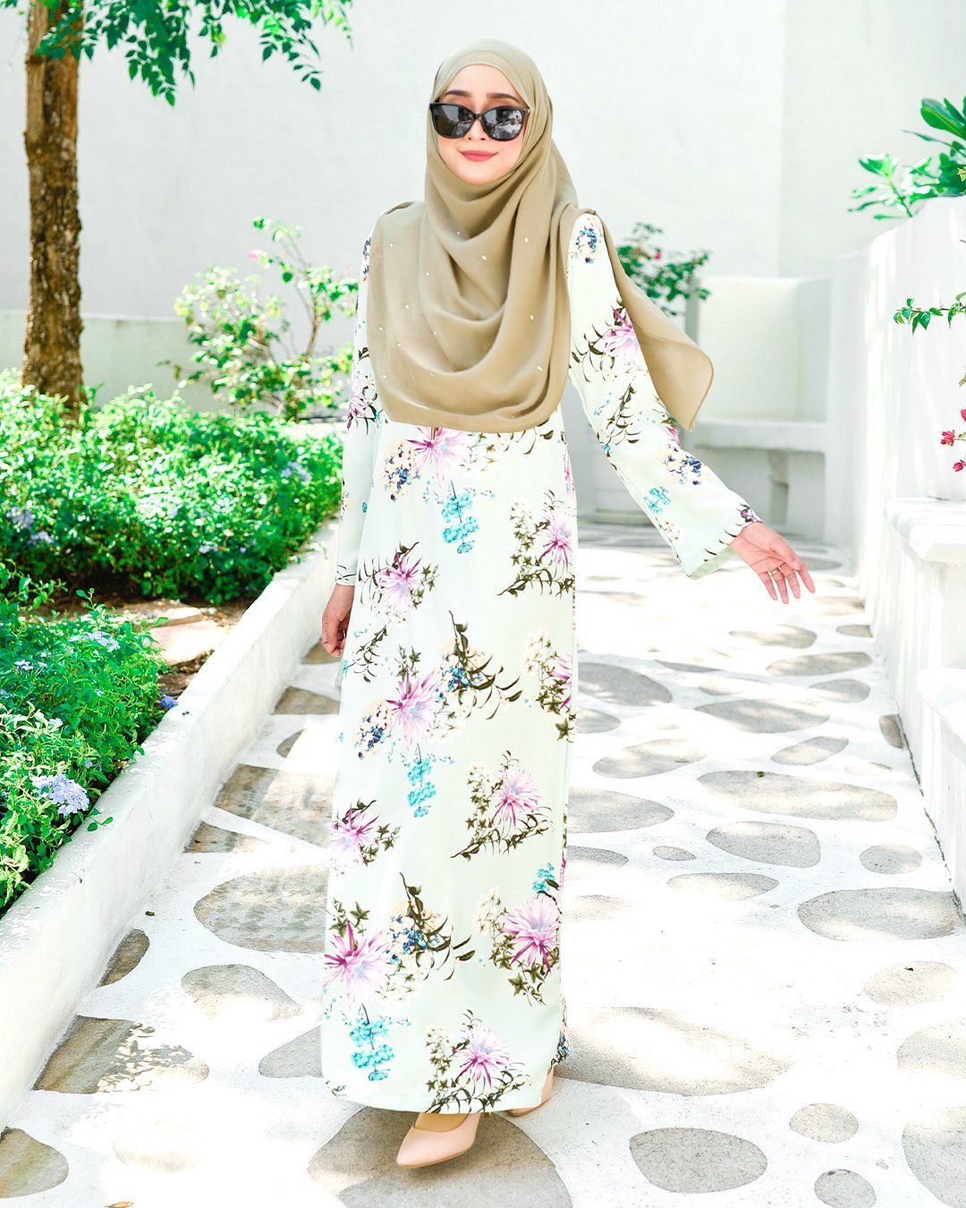 Abaya Abeer - Madeira Green