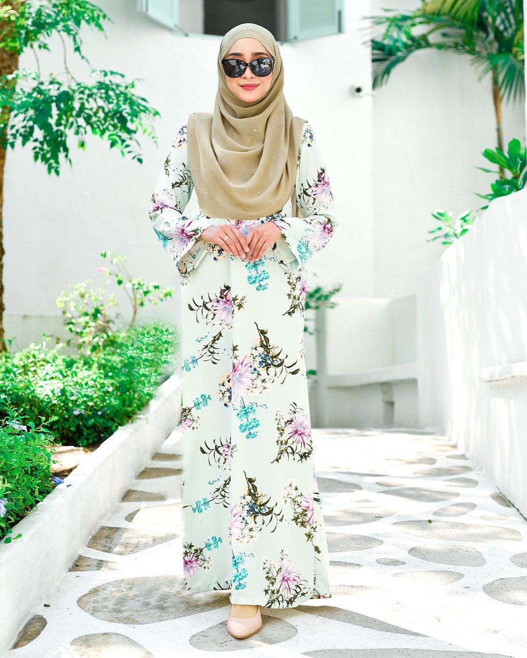 Abaya Abeer - Madeira Green