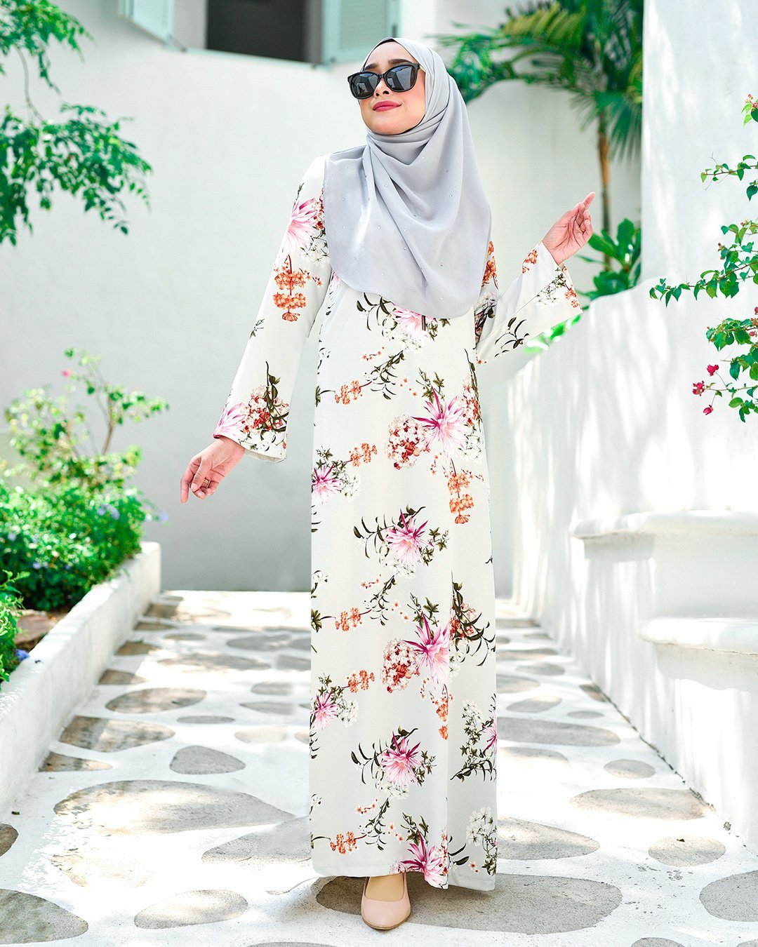Abaya Abeer - Opal Grey