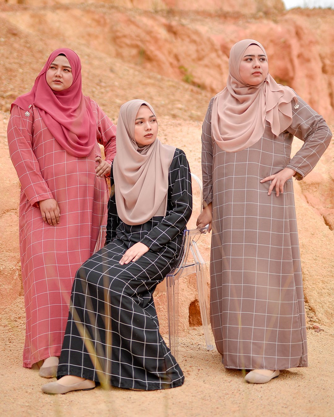 Abaya Alhambra - Saddle Brown