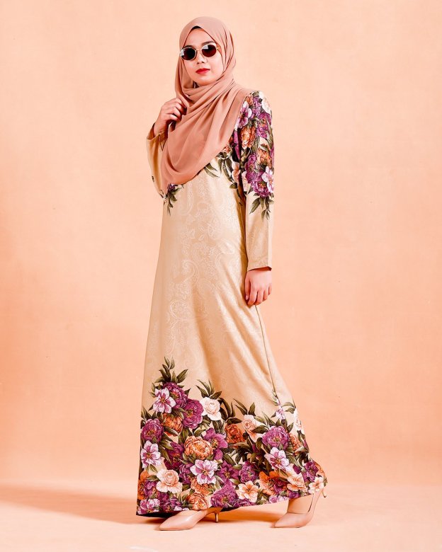 Abaya Alwarda - Doll Brown