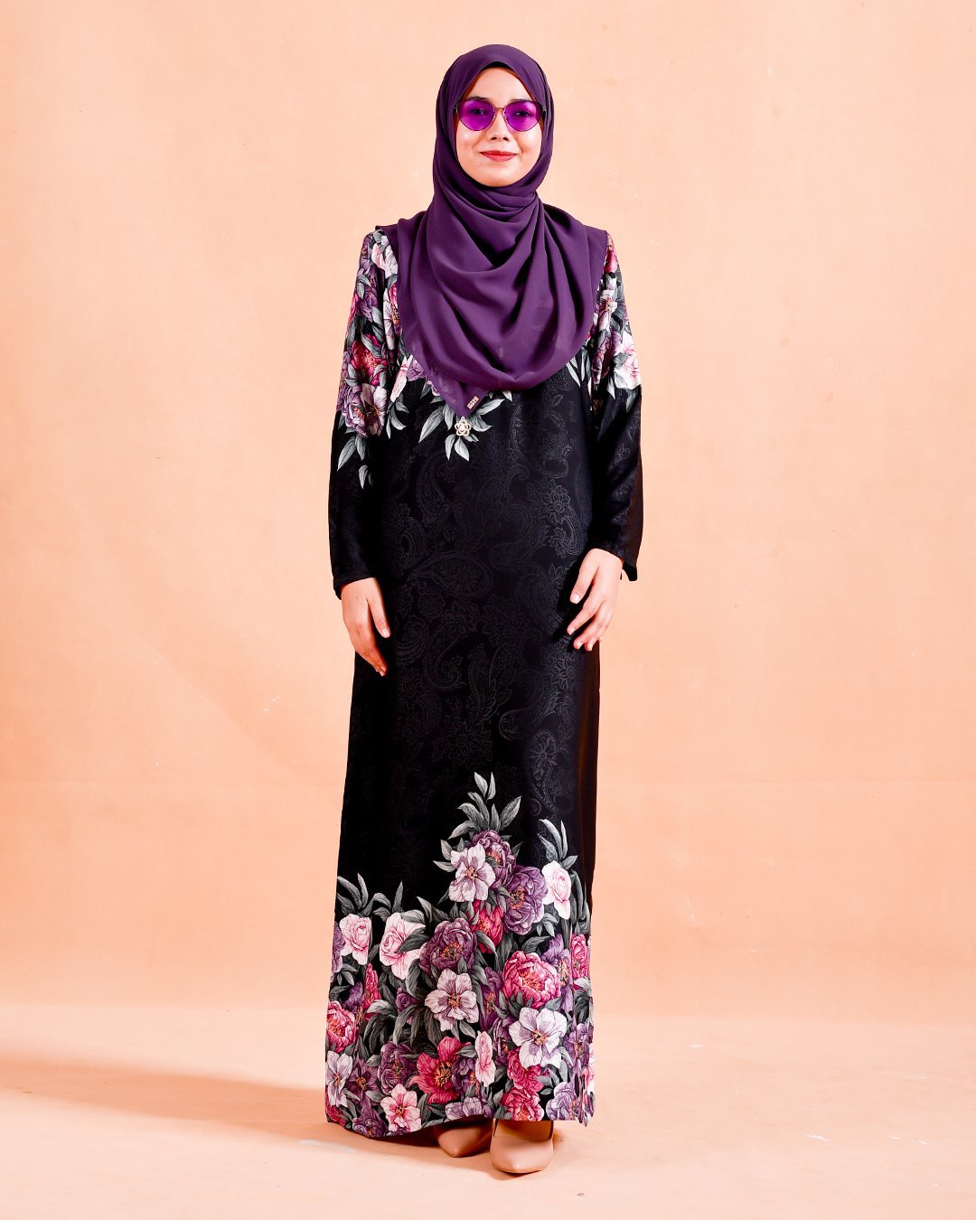 Abaya Alwarda - Star Black
