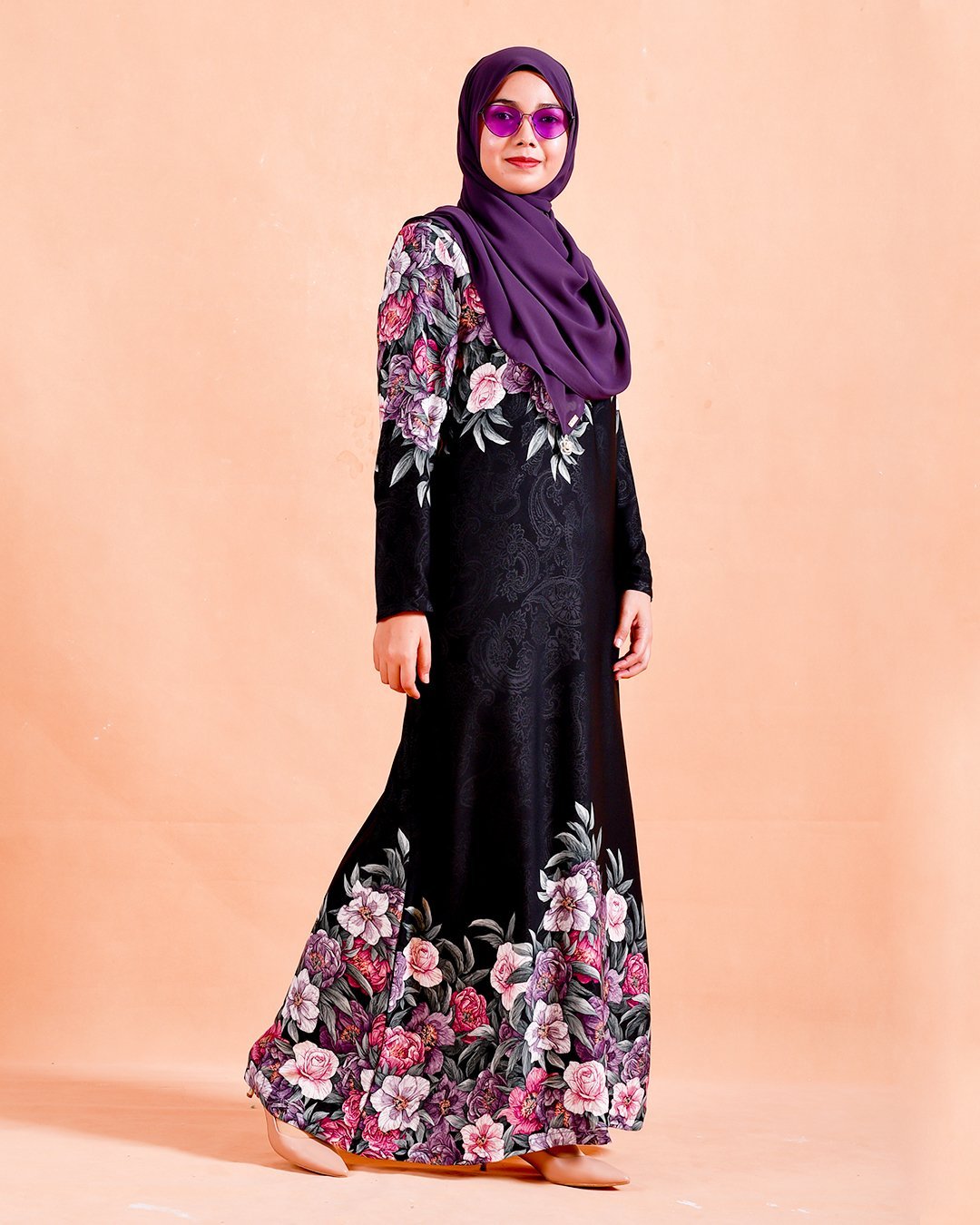 Abaya Alwarda - Star Black