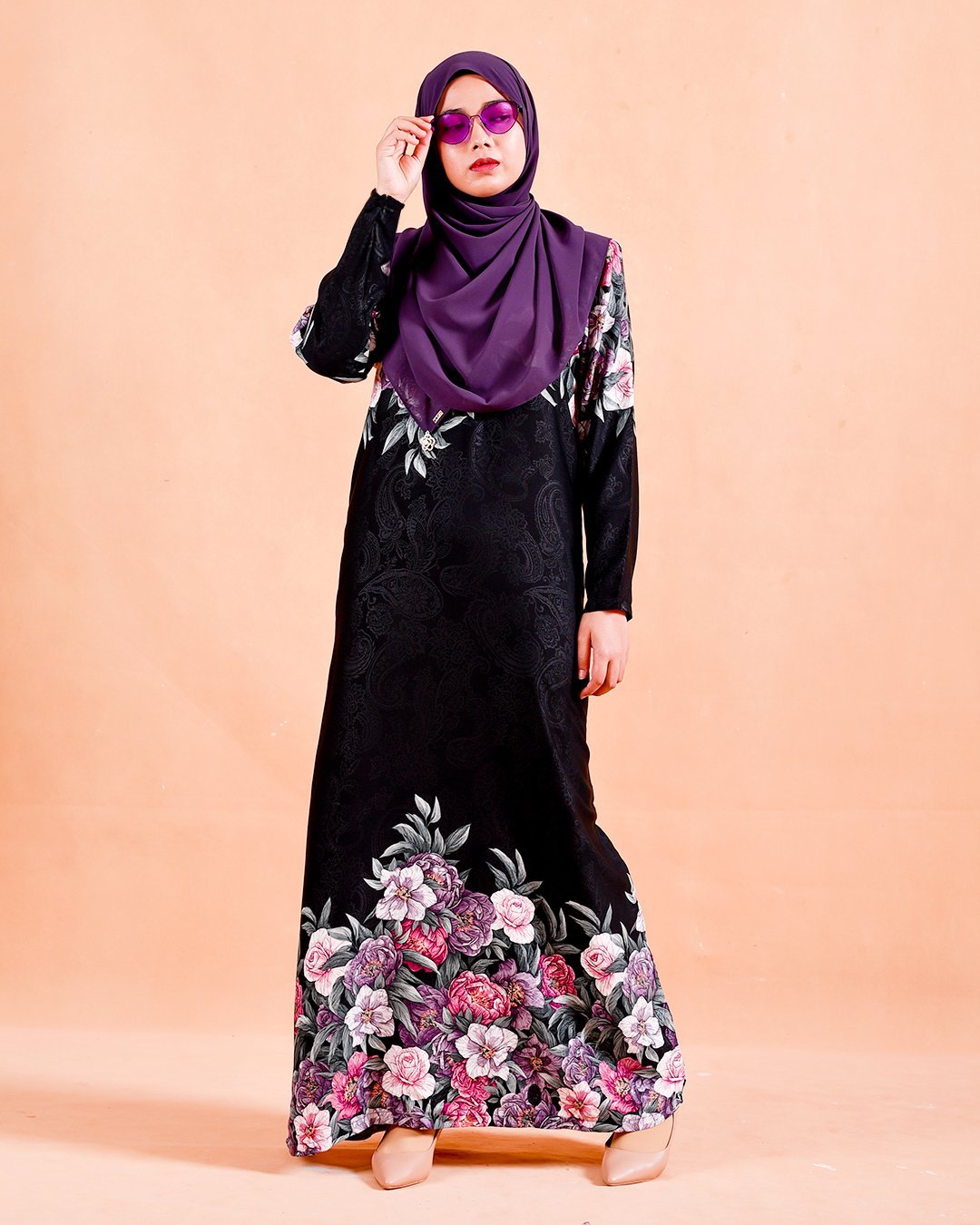 Abaya Alwarda - Star Black