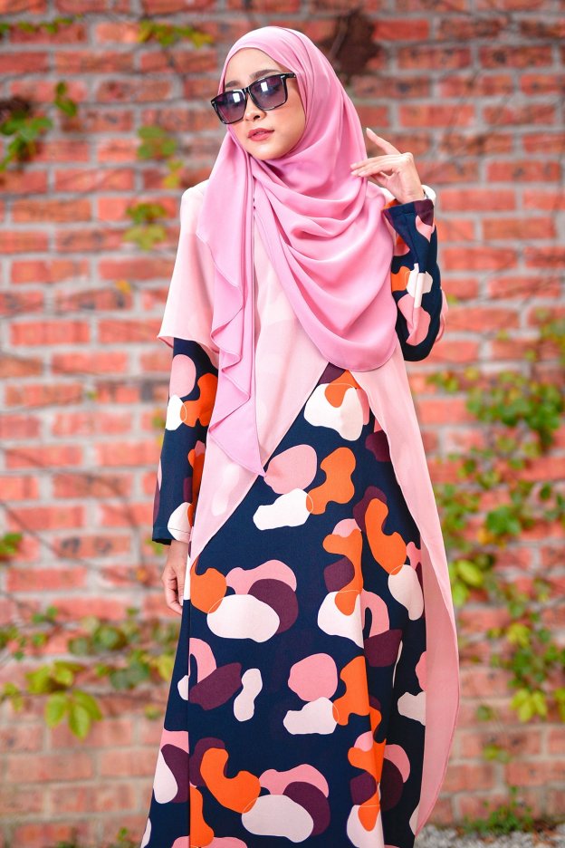 Abaya Anati - Melon Peach