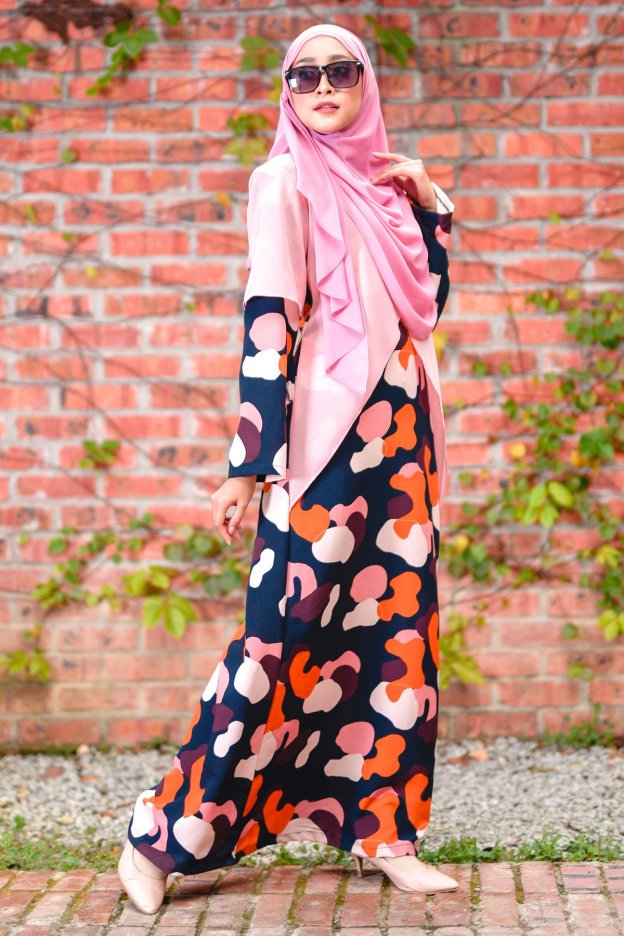 Abaya Anati - Melon Peach