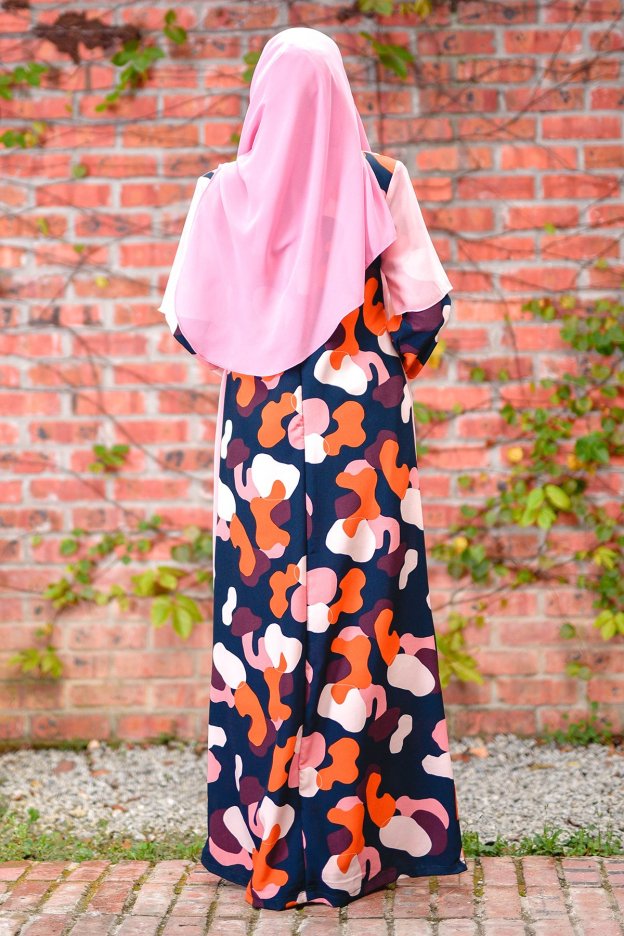 Abaya Anati - Melon Peach
