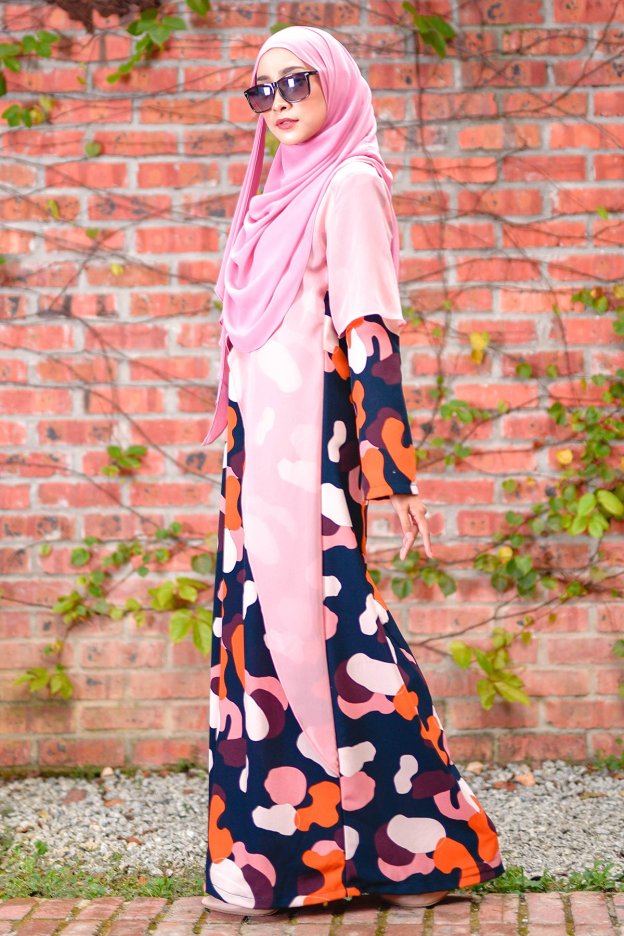 Abaya Anati - Melon Peach