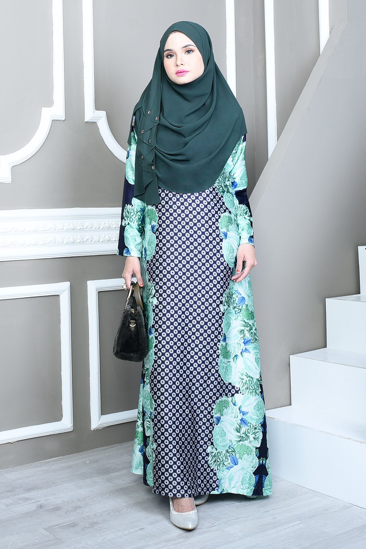 Abaya Bienda - Emerald Crystals