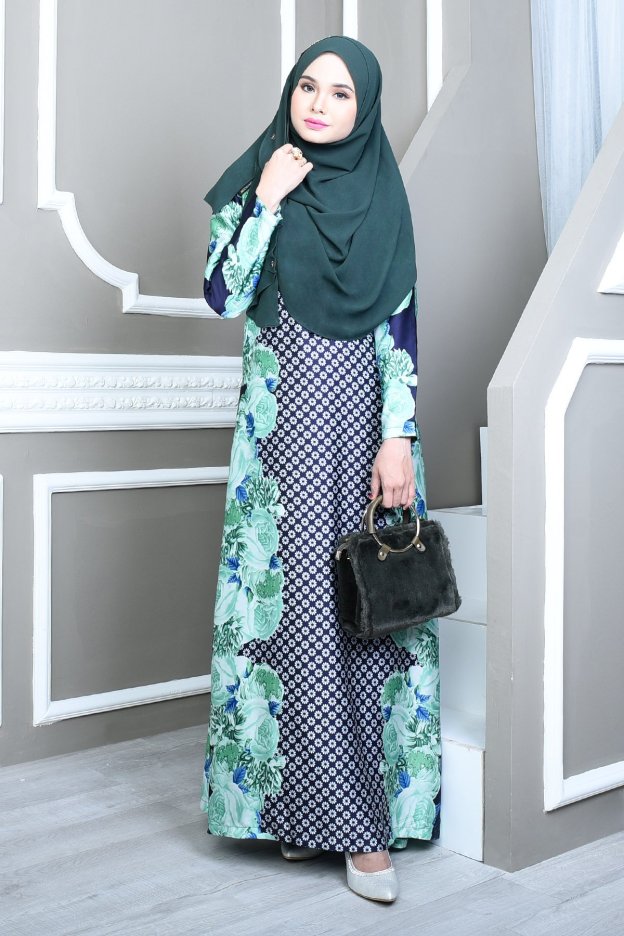 Abaya Bienda - Emerald Crystals