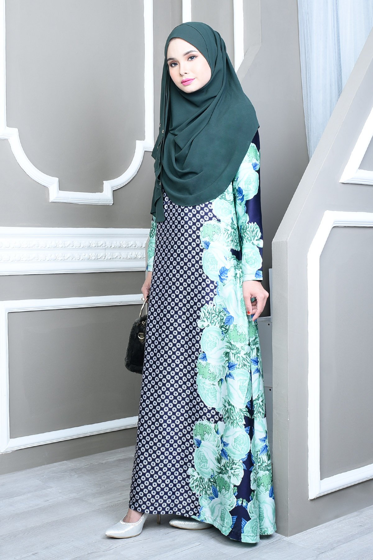 Abaya Bienda - Emerald Crystals
