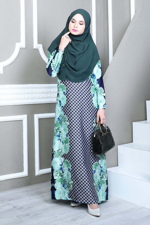 Abaya Bienda - Emerald Crystals