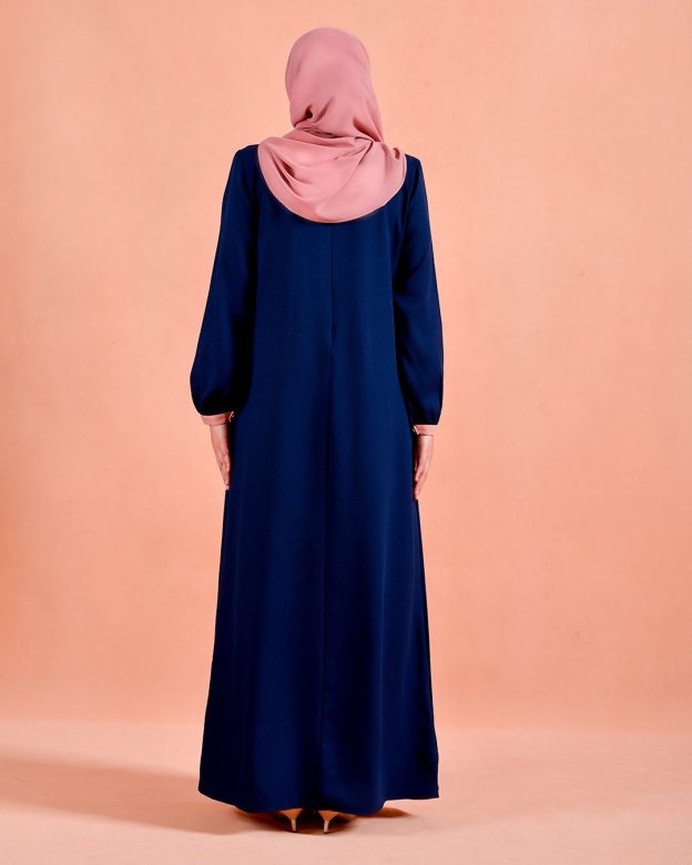 Abaya Cardi Clara - Peach Bloom
