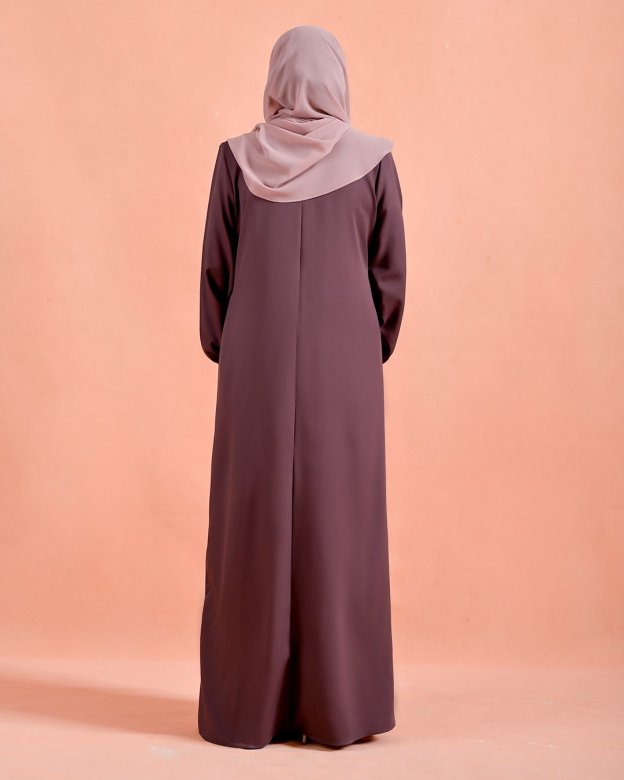 Abaya Cardi Clara - Dusty Cocoa