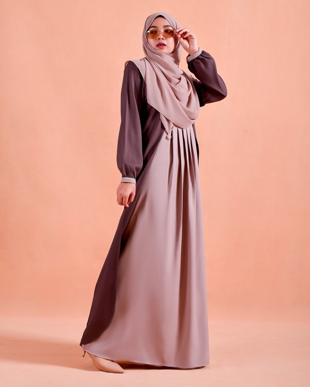 Abaya Cardi Clara - Dusty Cocoa