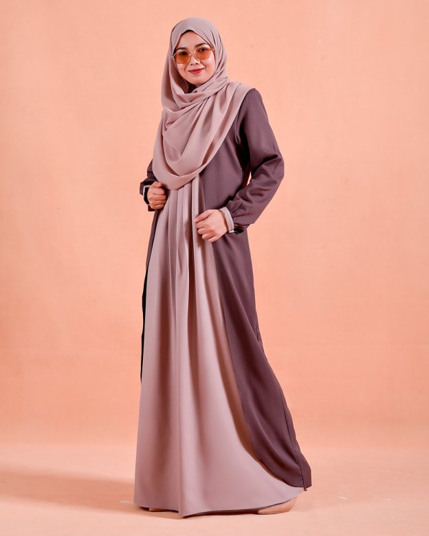 Abaya Cardi Clara - Dusty Cocoa