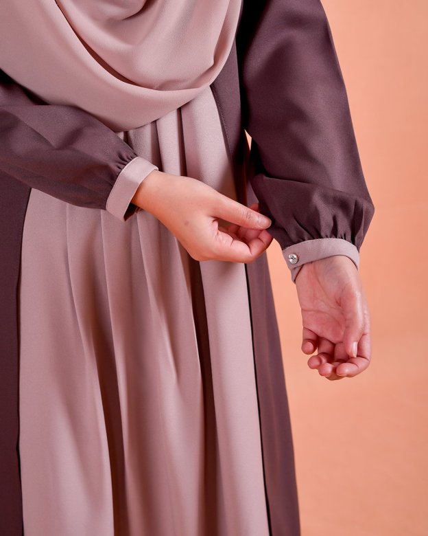 Abaya Cardi Clara - Dusty Cocoa