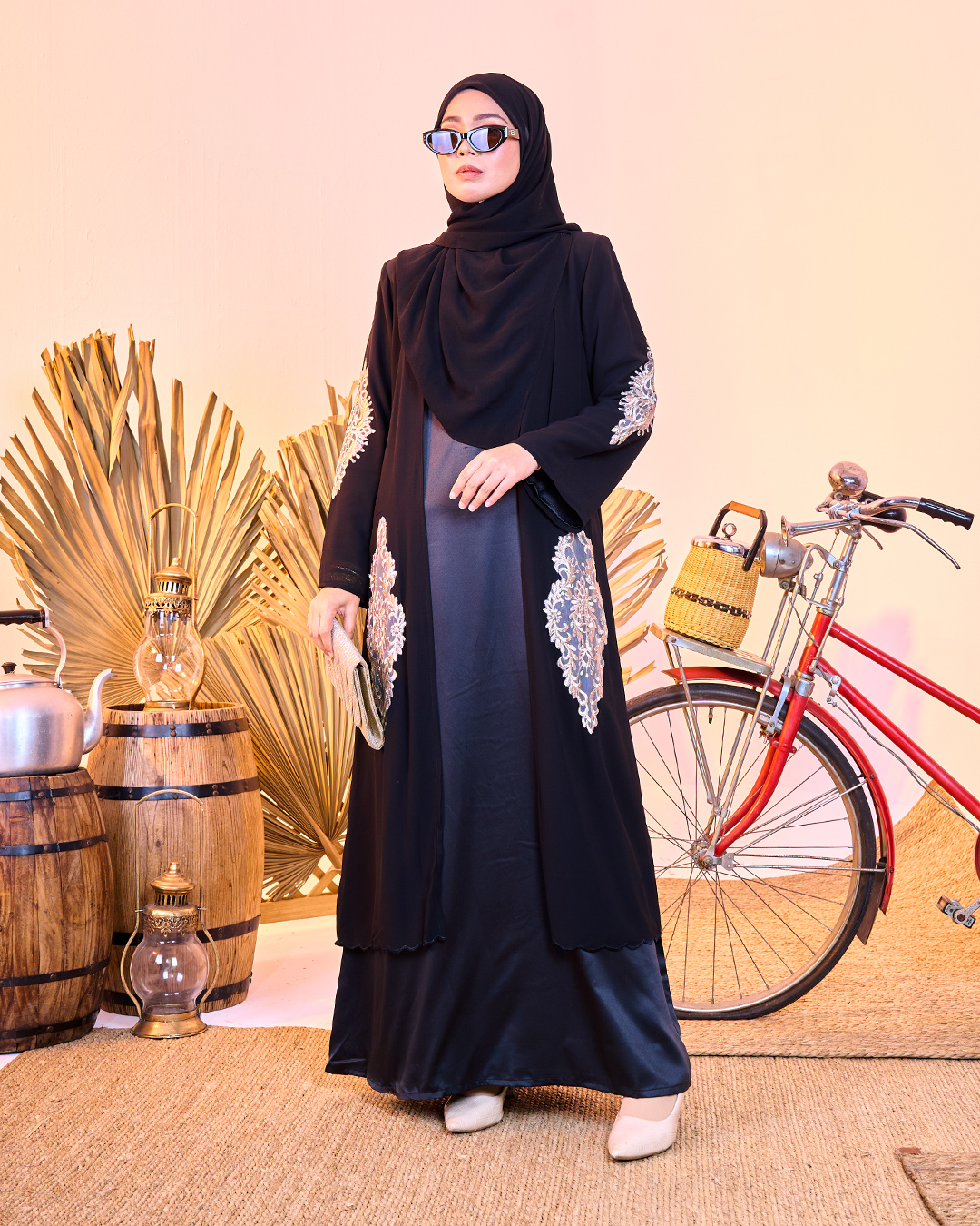 Abaya Cardi Lace Radea