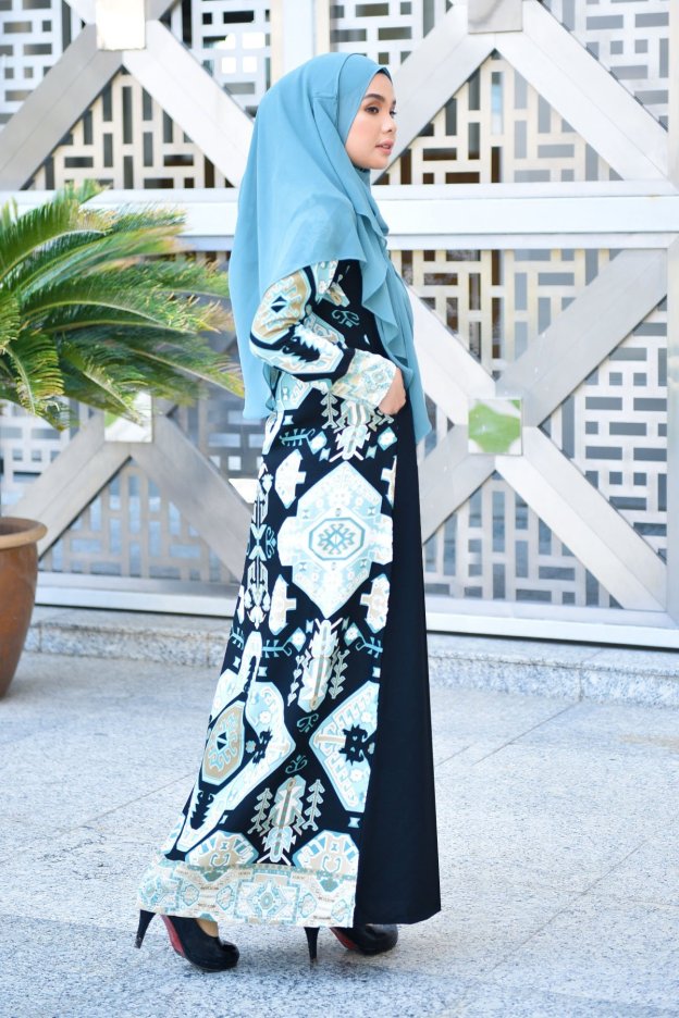 Abaya Cleopatra - Aztec Black