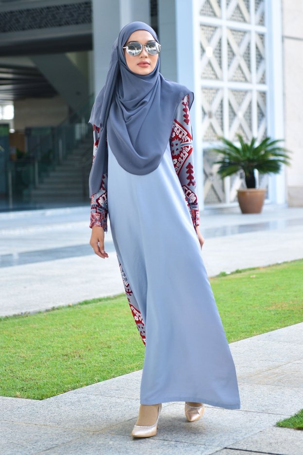 Abaya Cleopatra - Aztec Silver