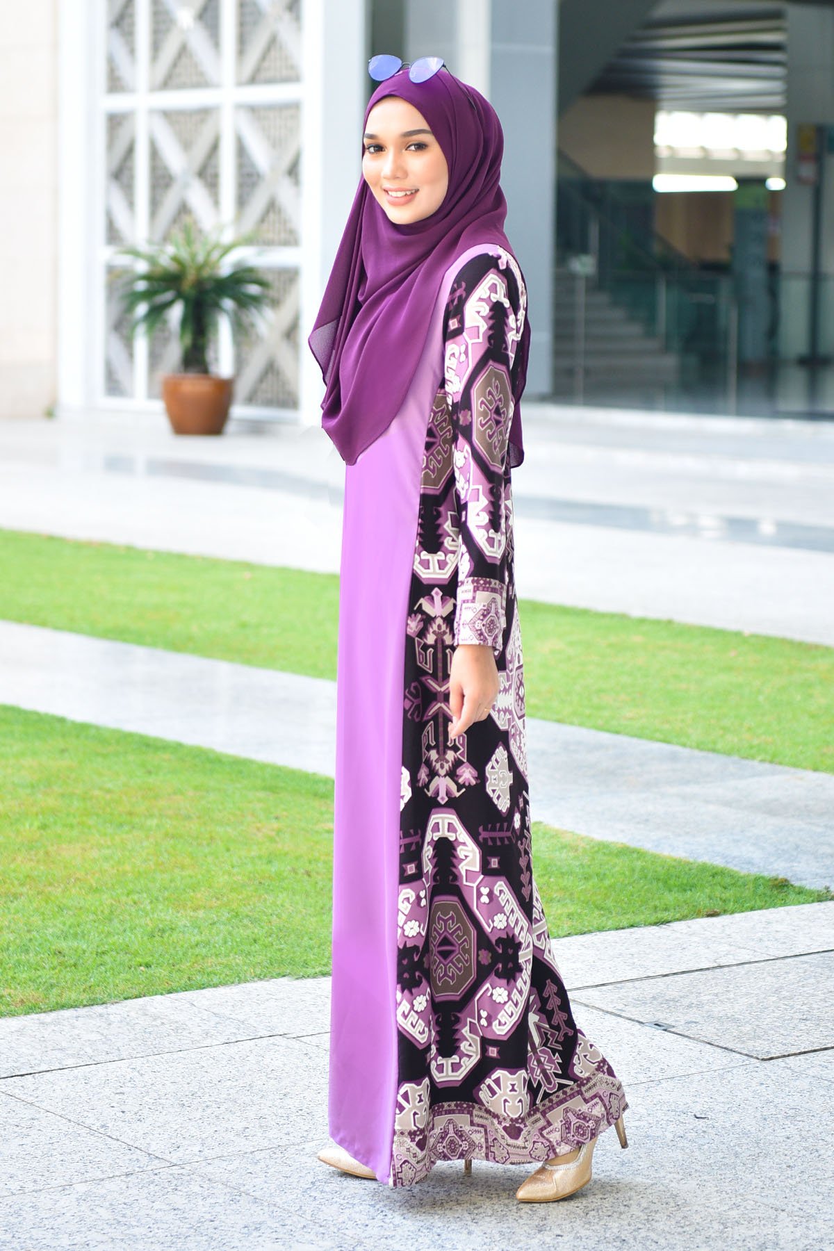 Abaya Cleopatra - Aztec Purple
