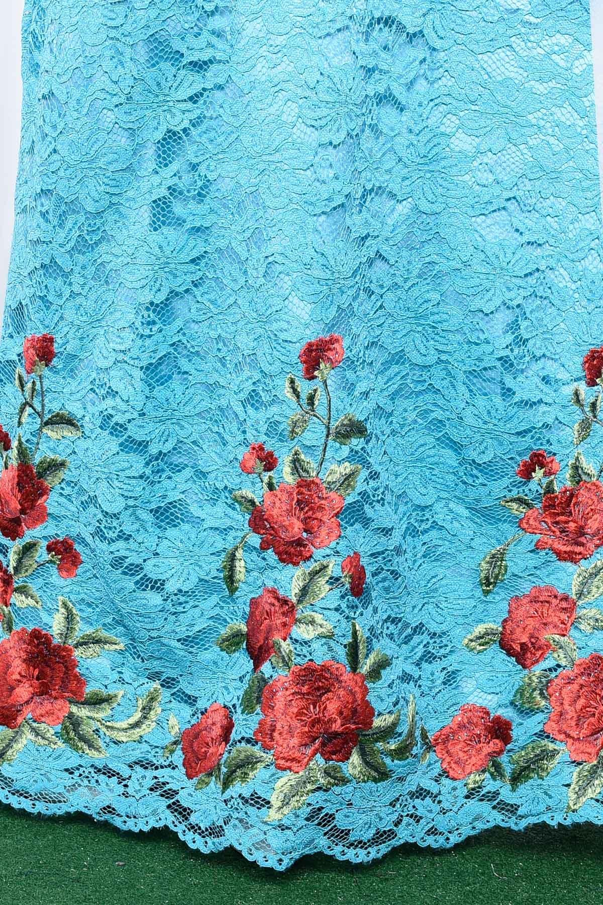 Dress Dior Lace - Blue Turqoiuse