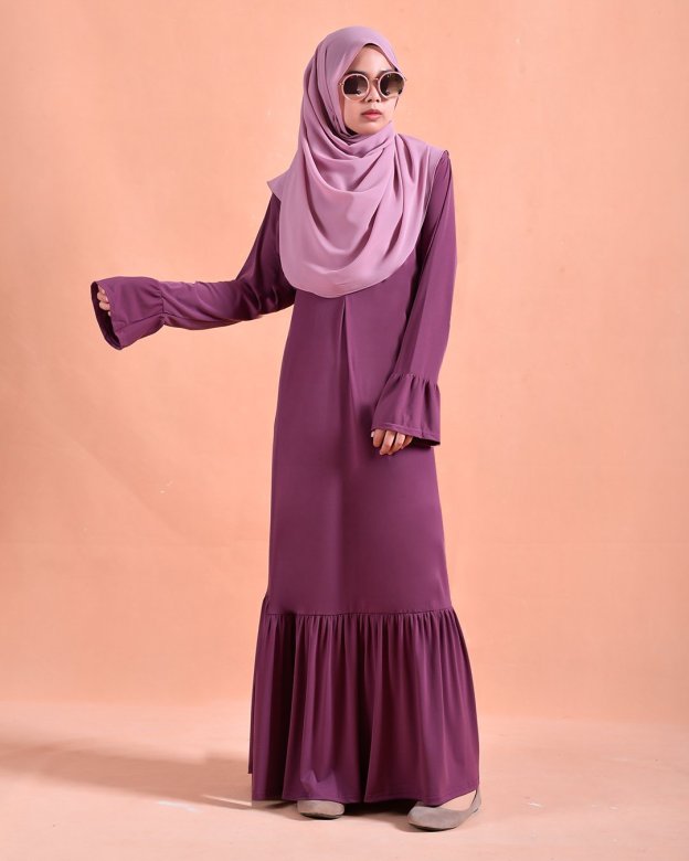 Abaya Jennifer - Dusty Purple