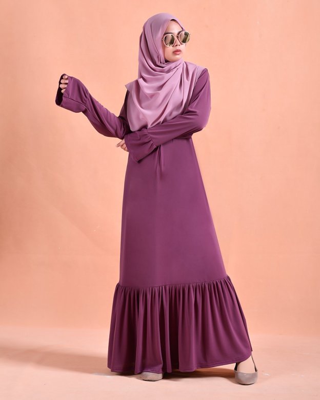 Abaya Jennifer - Dusty Purple