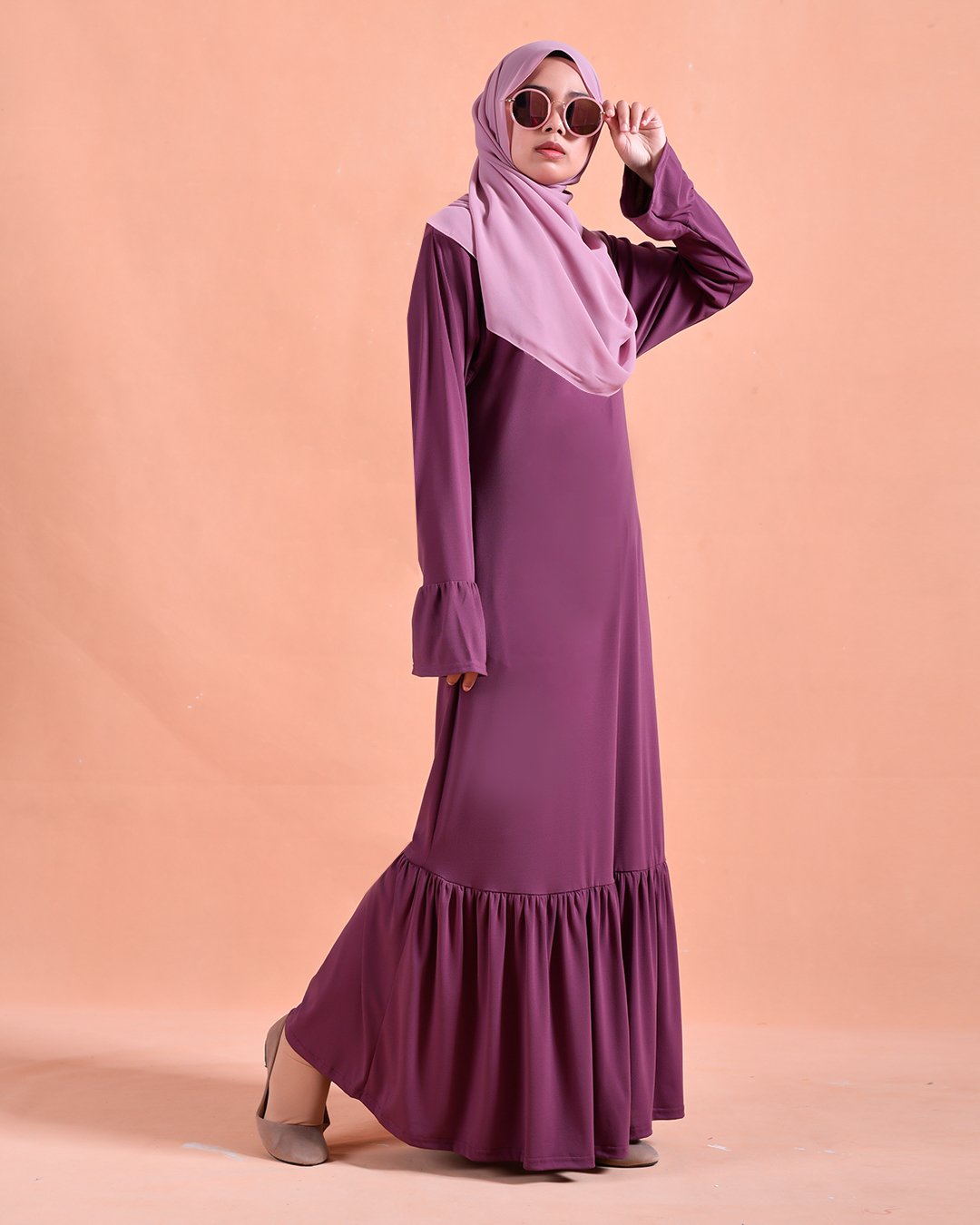Abaya Jennifer - Dusty Purple