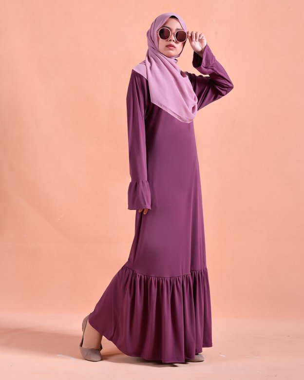Abaya Jennifer - Dusty Purple